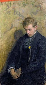 Melancholisch of, Portret van Antoni Procajlowicz (1876-1949) 1898